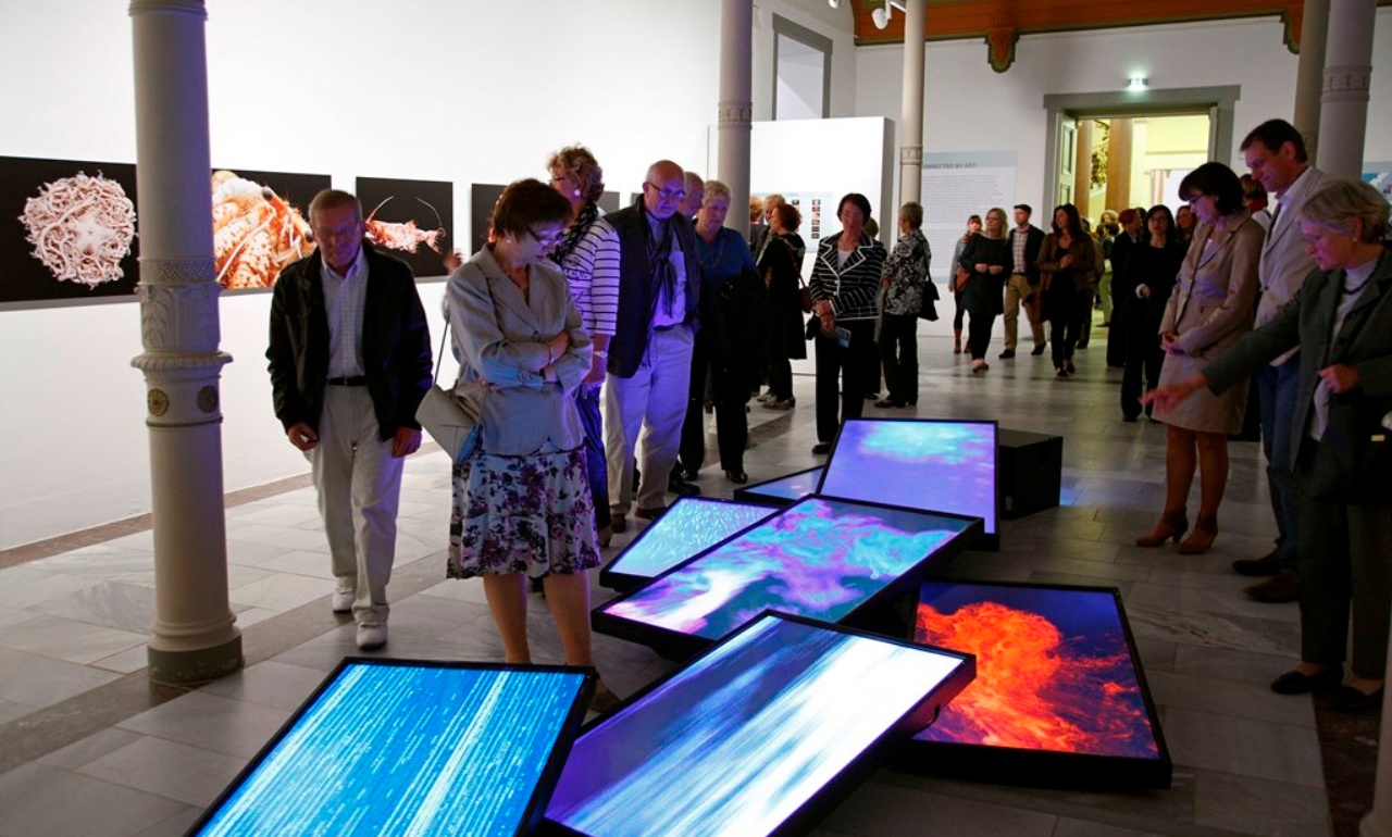 Opening of the exhibition “Connected by Art”, 2012