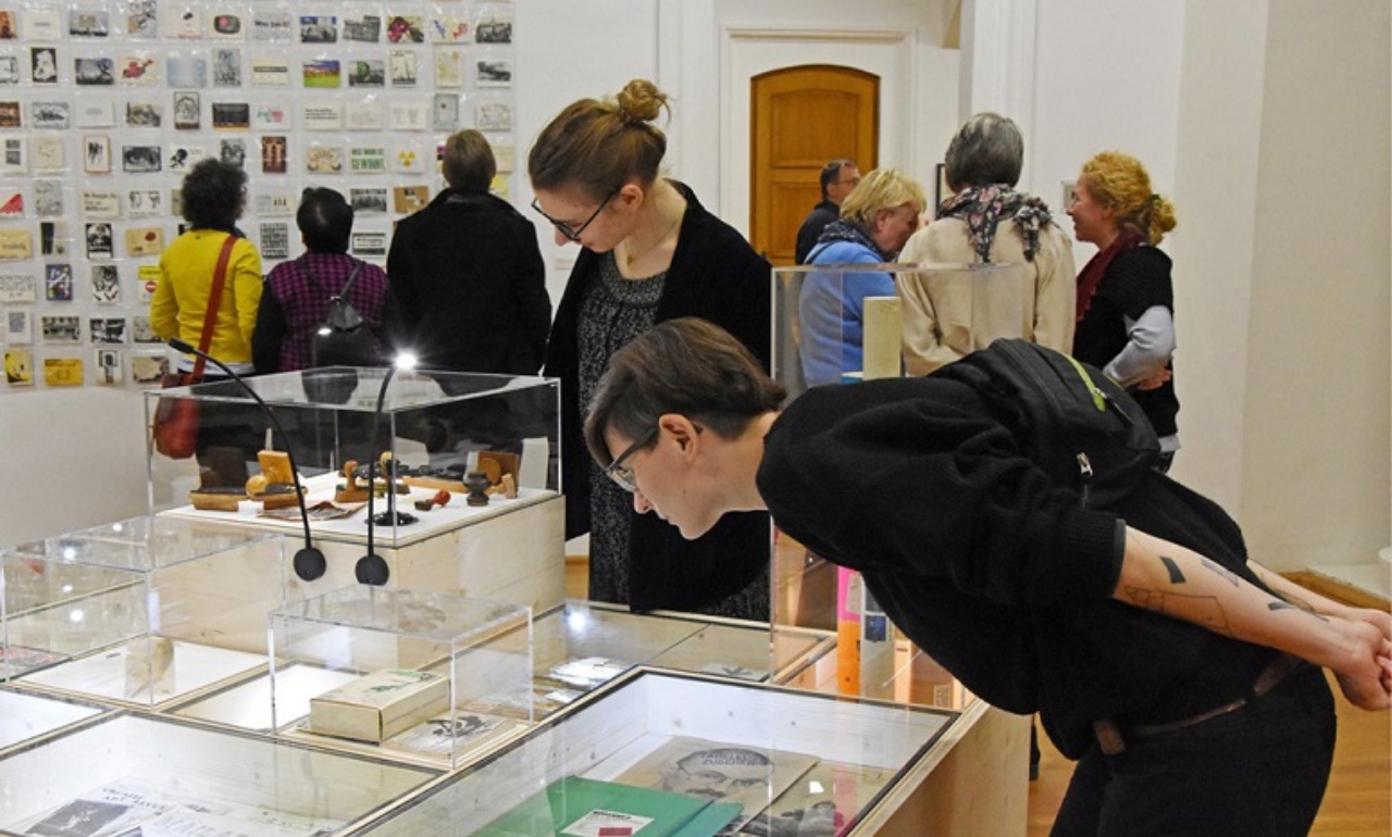 Opening of the exhibition “Out of Control! Colour Prints and Mail Art in the former GDR”, 2015