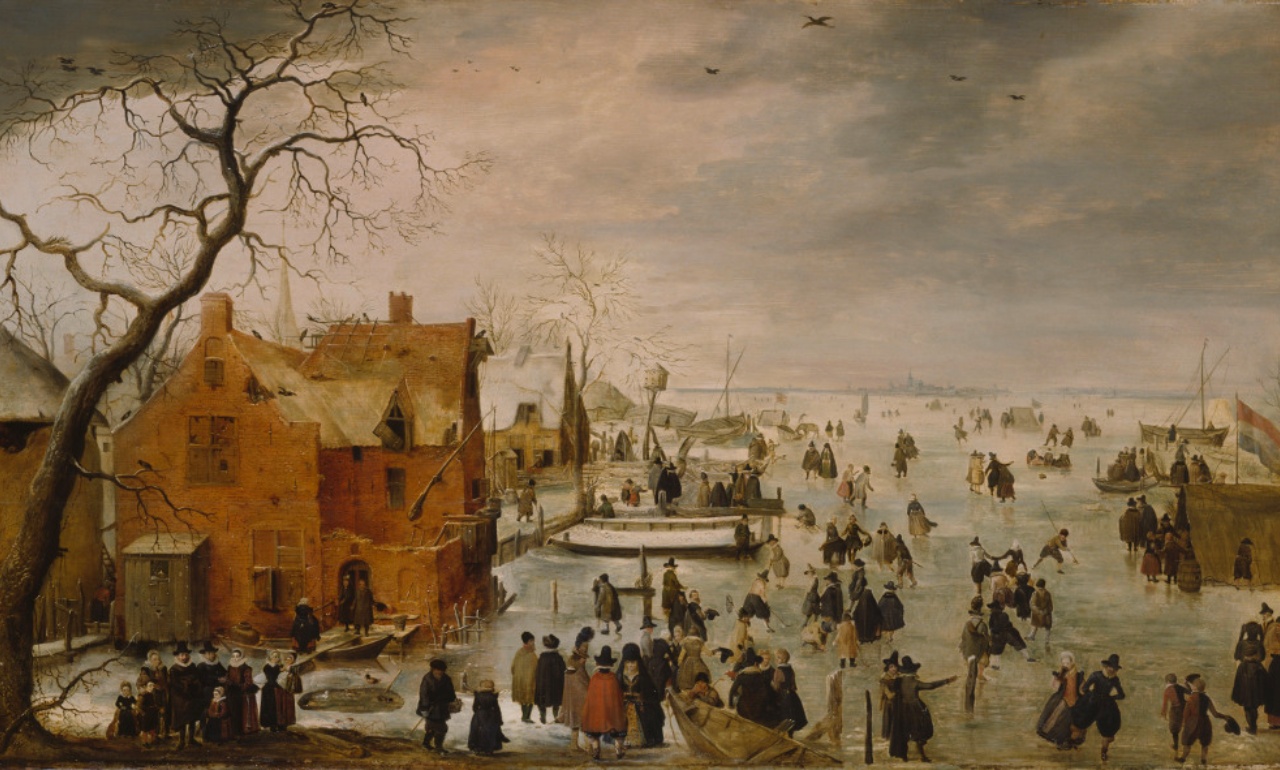 Hendrick van Avercamp, <i>Winter Landscape</i>, around 1610