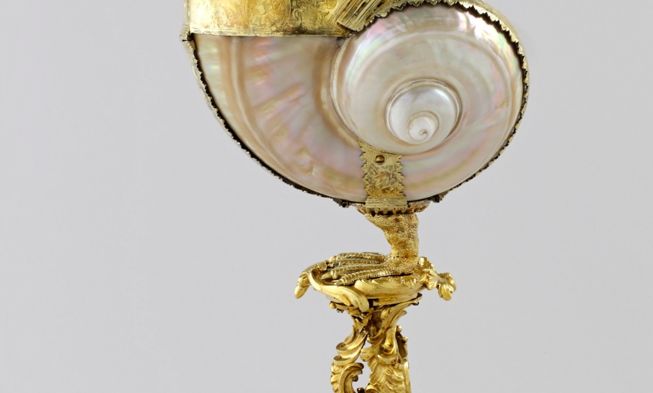 <i>Turbanschneckenpokal</i>, um 1600 und 1752