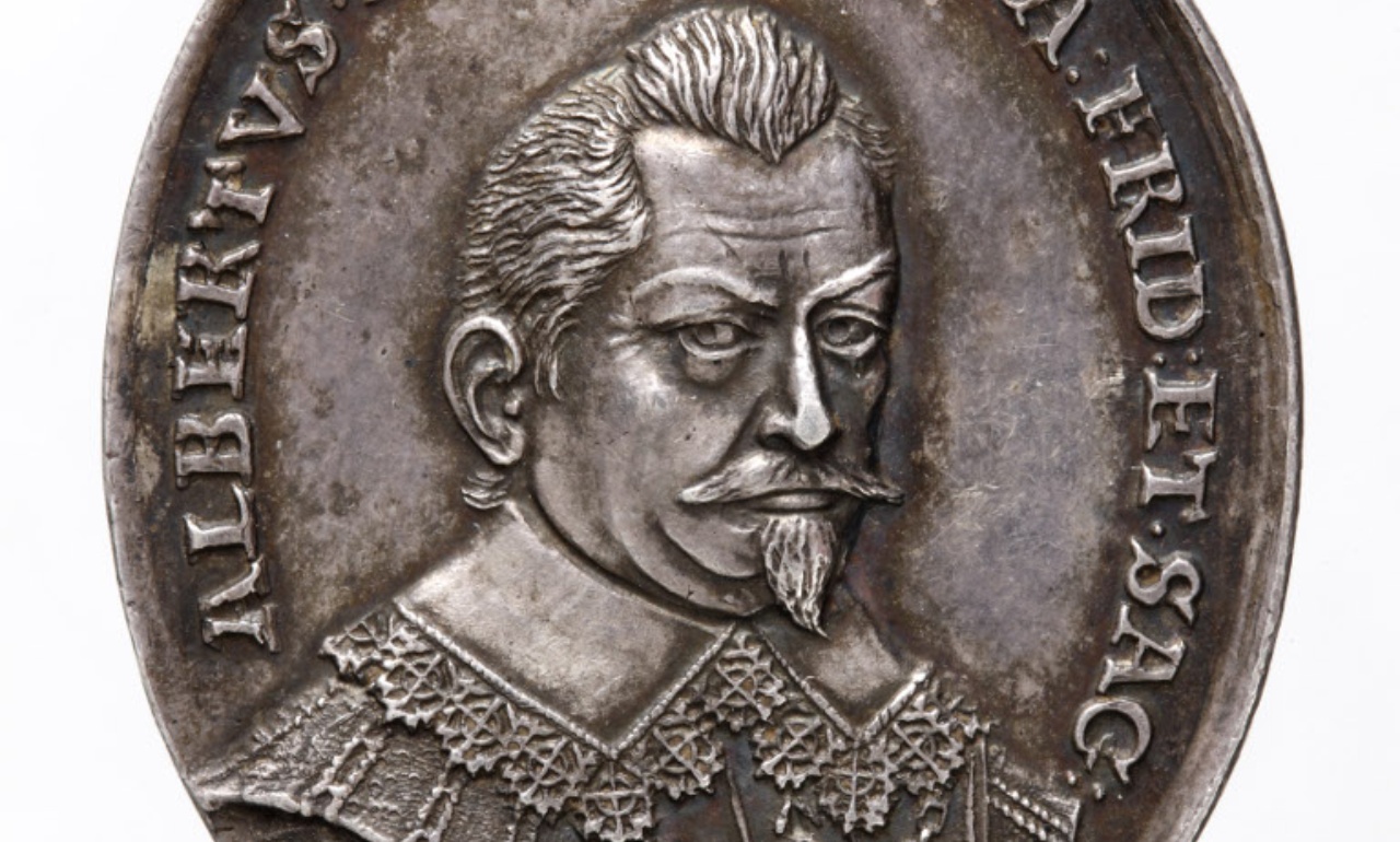 Medaille auf Herzog Albrecht von Wallenstein, Medailleur: Hans Rieger, 1631, Vorderseite